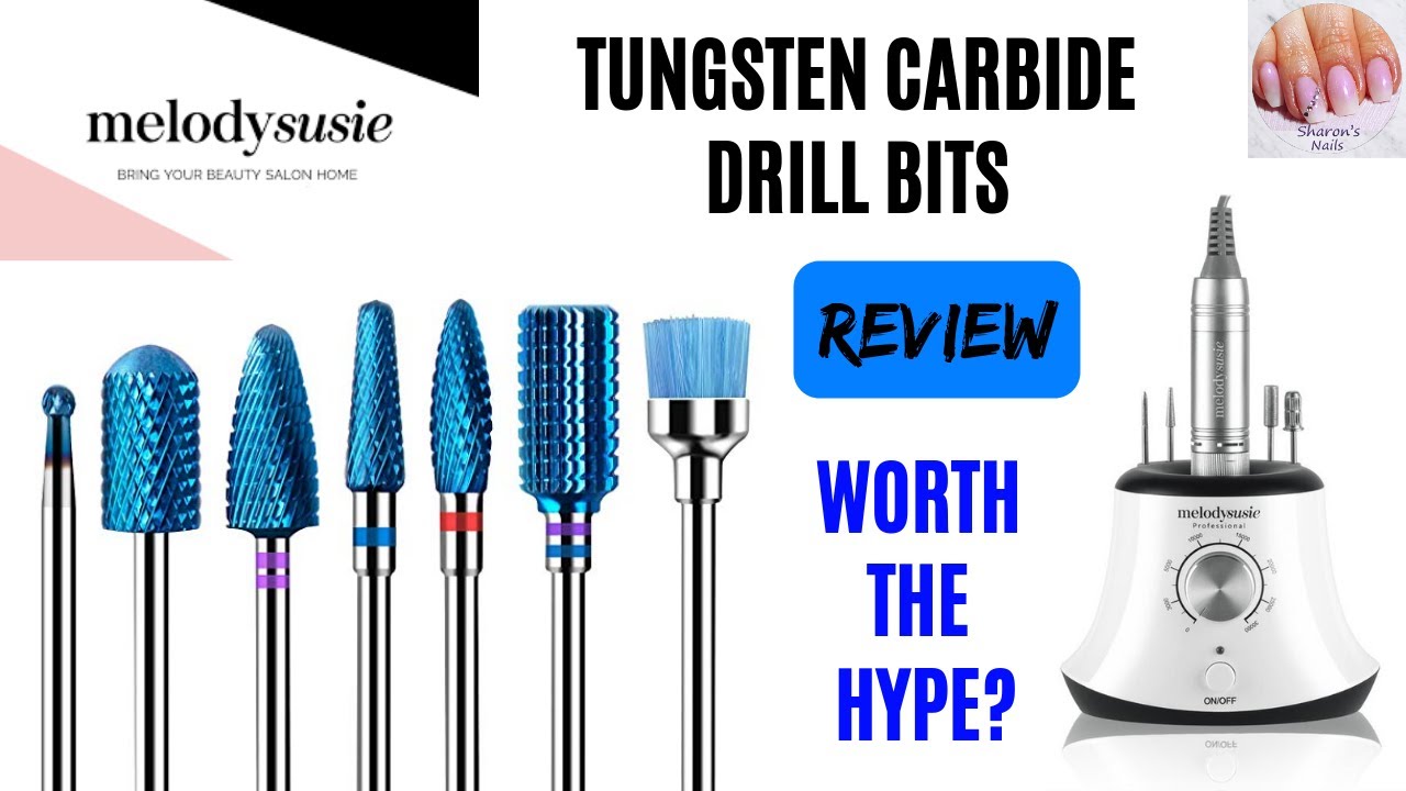 Melody Susie Blue Drill Bits Set Review - Tungsten Carbide
