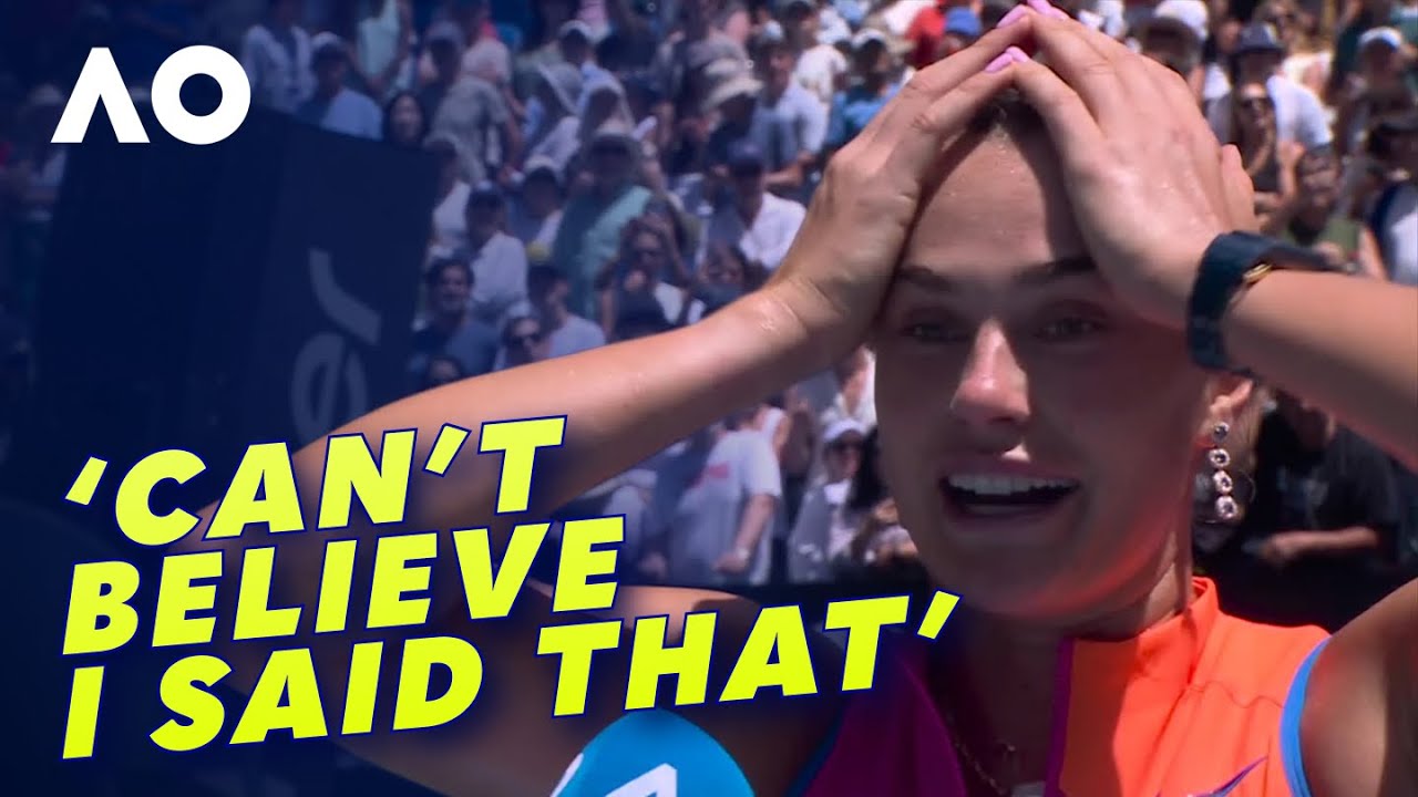 Aryna Sabalenka is SHOCKED by her own words | AO 2026 | Wide World of Sports