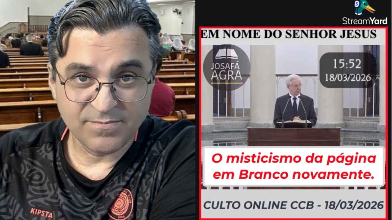 A página em branco voltou I Usando teologia na pregação I Muitas profetadas - CULTO 18/03/2026