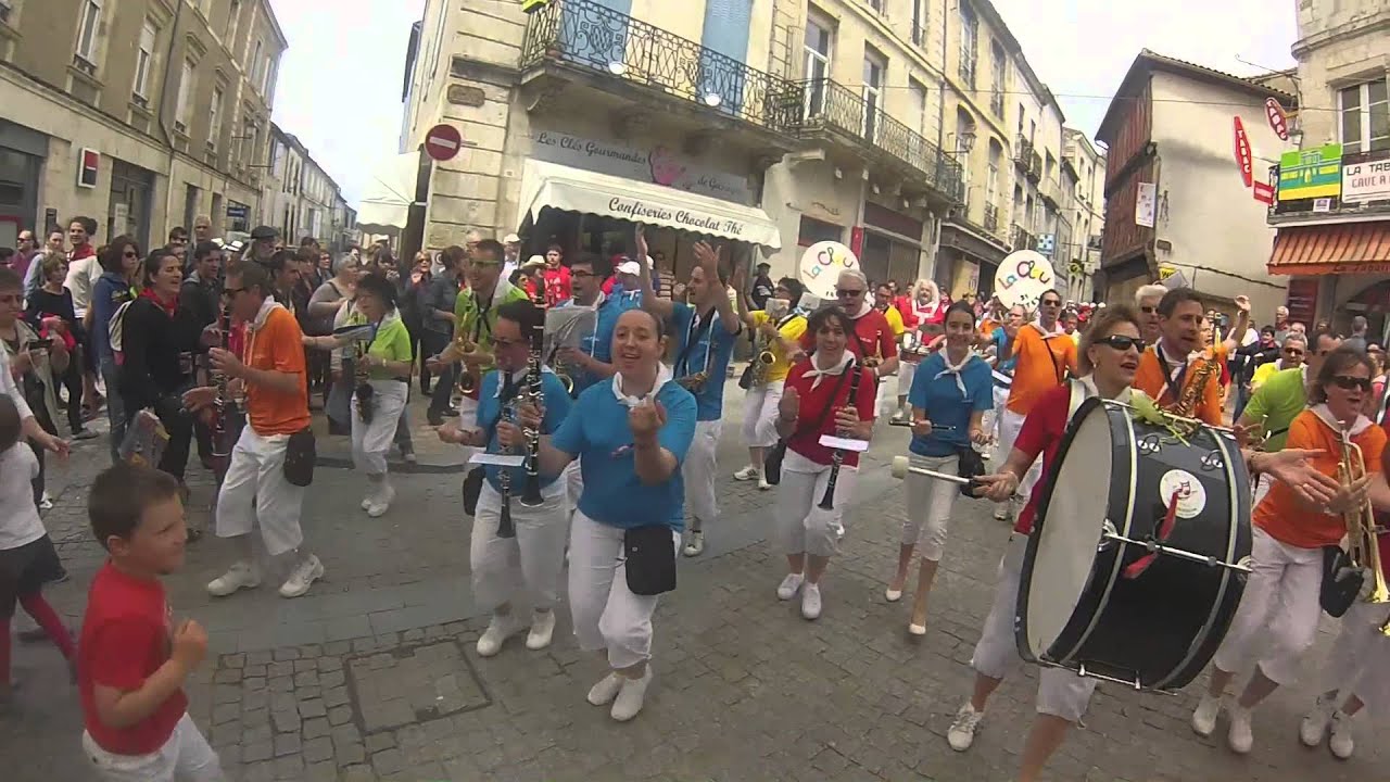 Banda la Clau, festival de banda de Condom 2014, podium animation