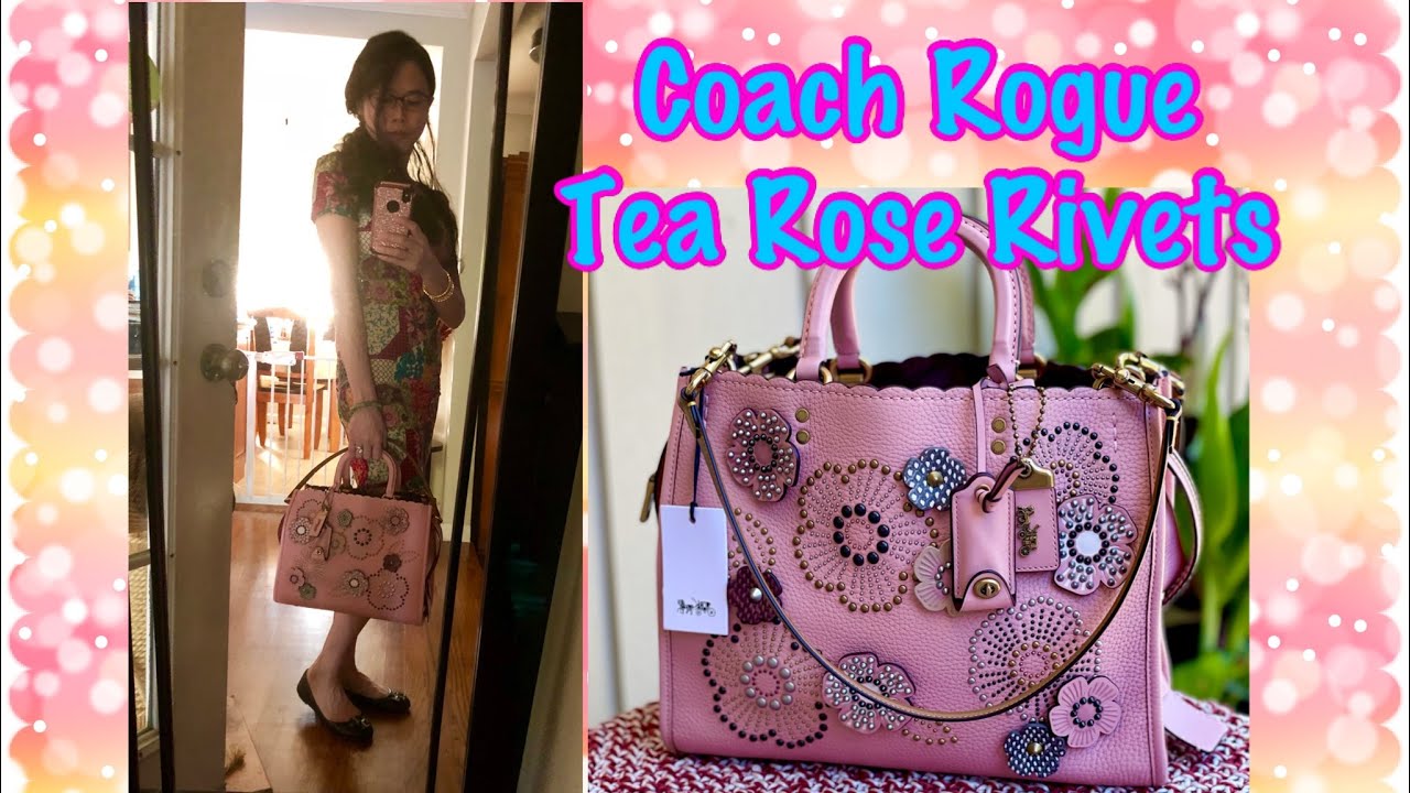 Coach Rogue Tea Rose Rivets