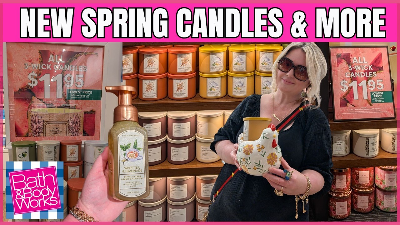 Набор из 3 свечей с фитилем от Bath & Body Works за 11,95 долларов | Новый подсвечник в виде пету...