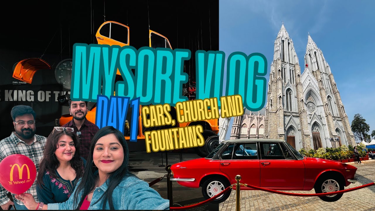Sexy Gaadi, Mother Mary and Jagmagata Fauwara | Mysore Vlog Day 1 | Fridge Magnet Vlogs