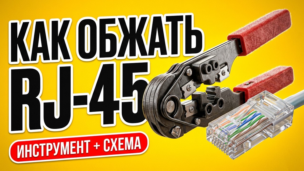 Кабель для интернета. Как самому обжать коннектор и проверить сетевой кабель витая пара.