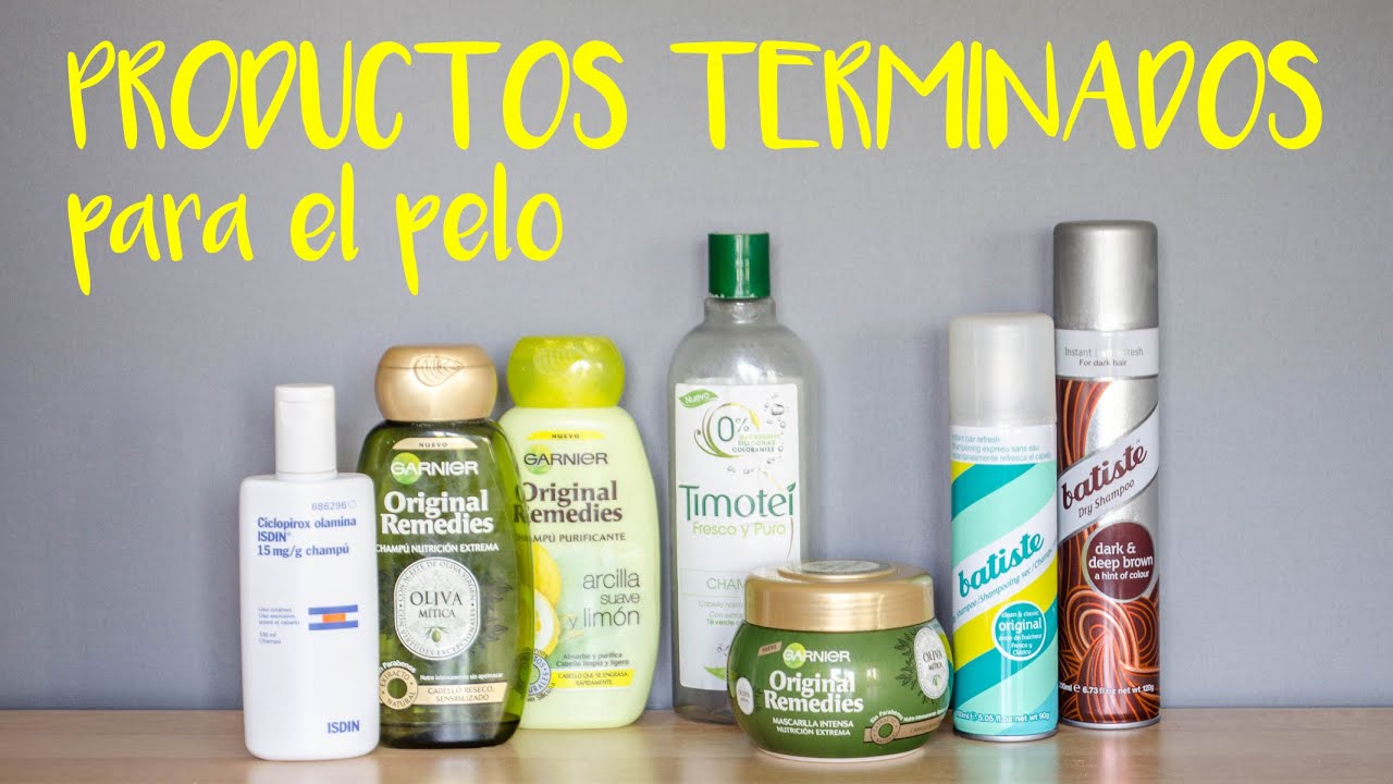 Productos terminados para el pelo
