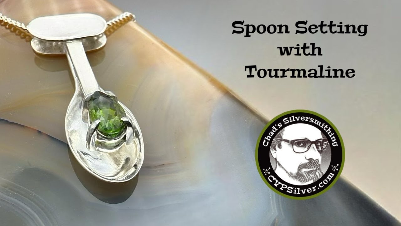 Make a Spoon Setting to Highlight a Stone:  A Silversmithing Tutorial