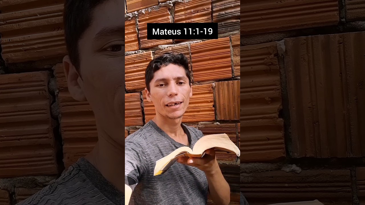 Mateus 11:1-19 #PalavradeDeus #shorts