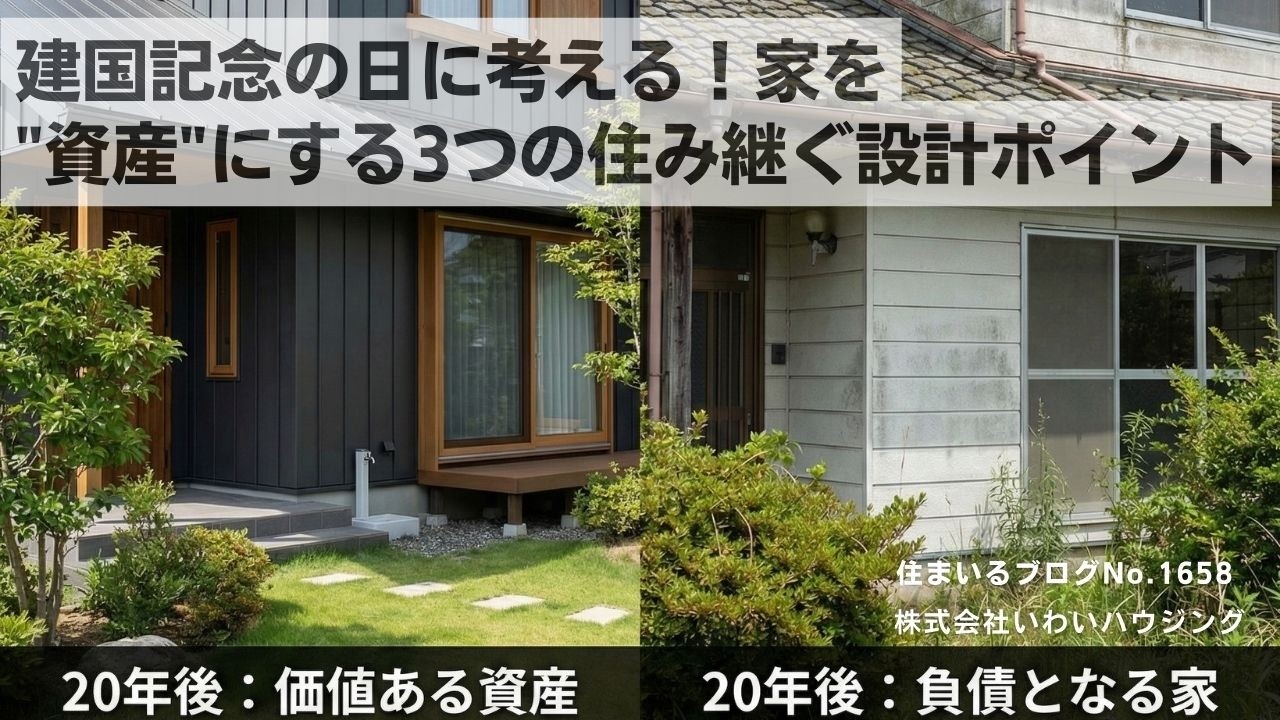 20260211 建国記念の日に考える！家を