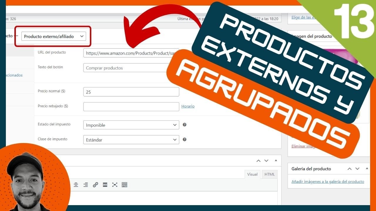 Cómo Crear PRODUCTOS Externos/afiliado y Agrupados WooCommerce | Curso TIENDA VIRTUAL 2023 Video #13