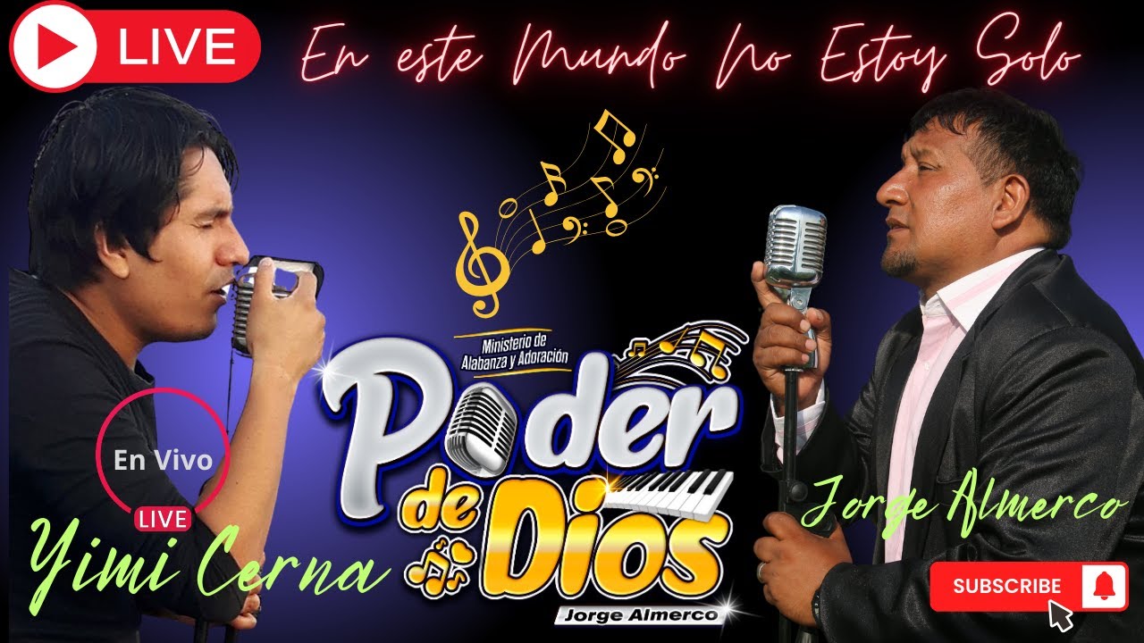 Ministerio de Alabanzas ‼️Poder de Dios⁉️Tema:En este mundo no estoy solo🕊️