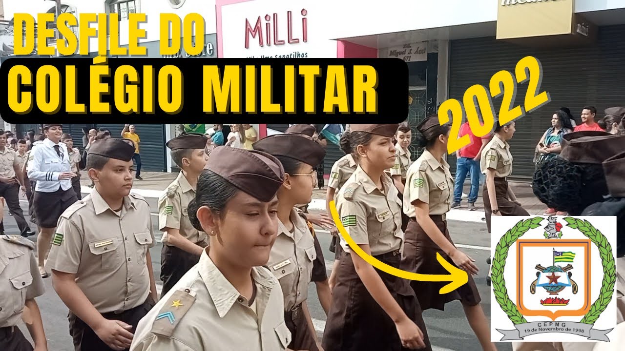 Desfile do Colégio Militar do Estado de Goiás - 7 de Setembro