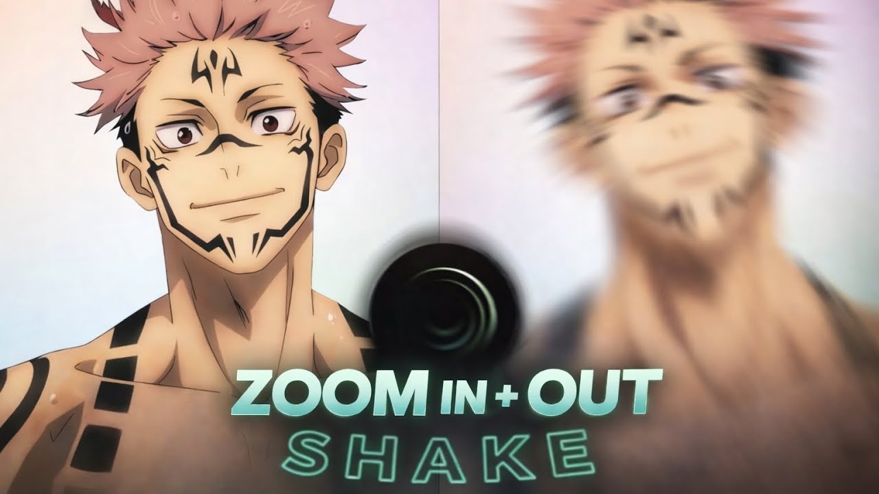 Zoom In + Out Shake Effect Tutorial | Sukuna Edit | Alight Motion / CapCut Edit