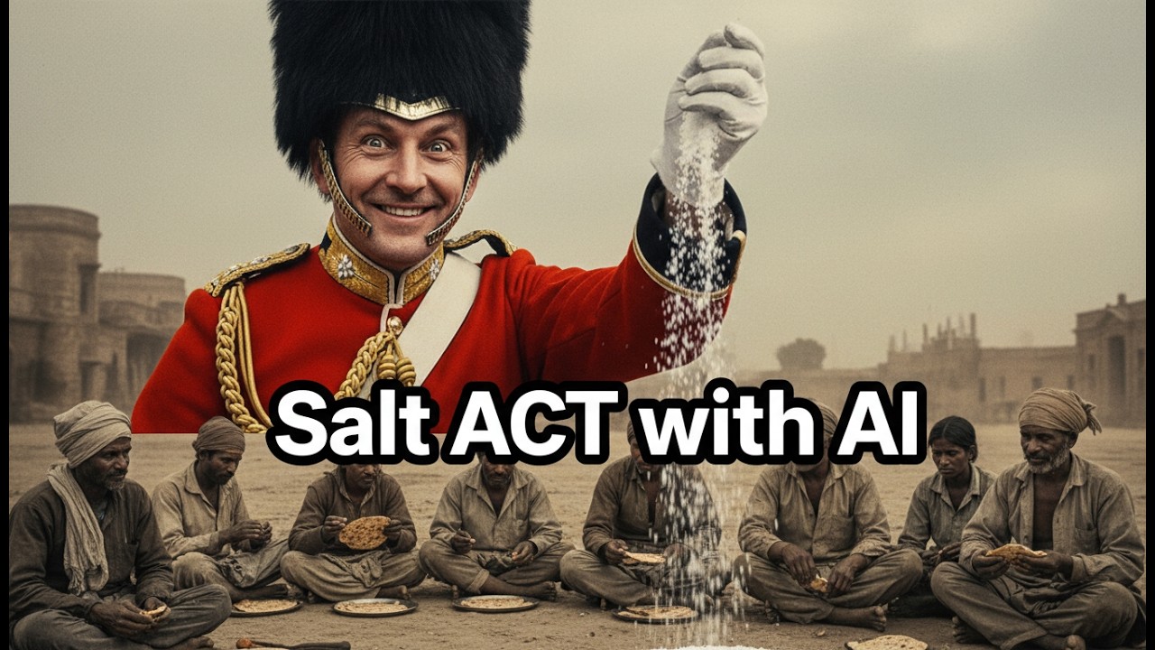 Salt Act with AI: Starting to end | Dandi March #history #british #ai
