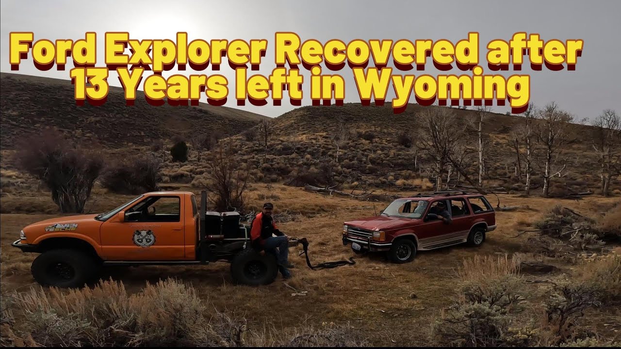 Offroad Recovery in the High Desert of Wyoming Ford Explorer Left for 13 Years!!!