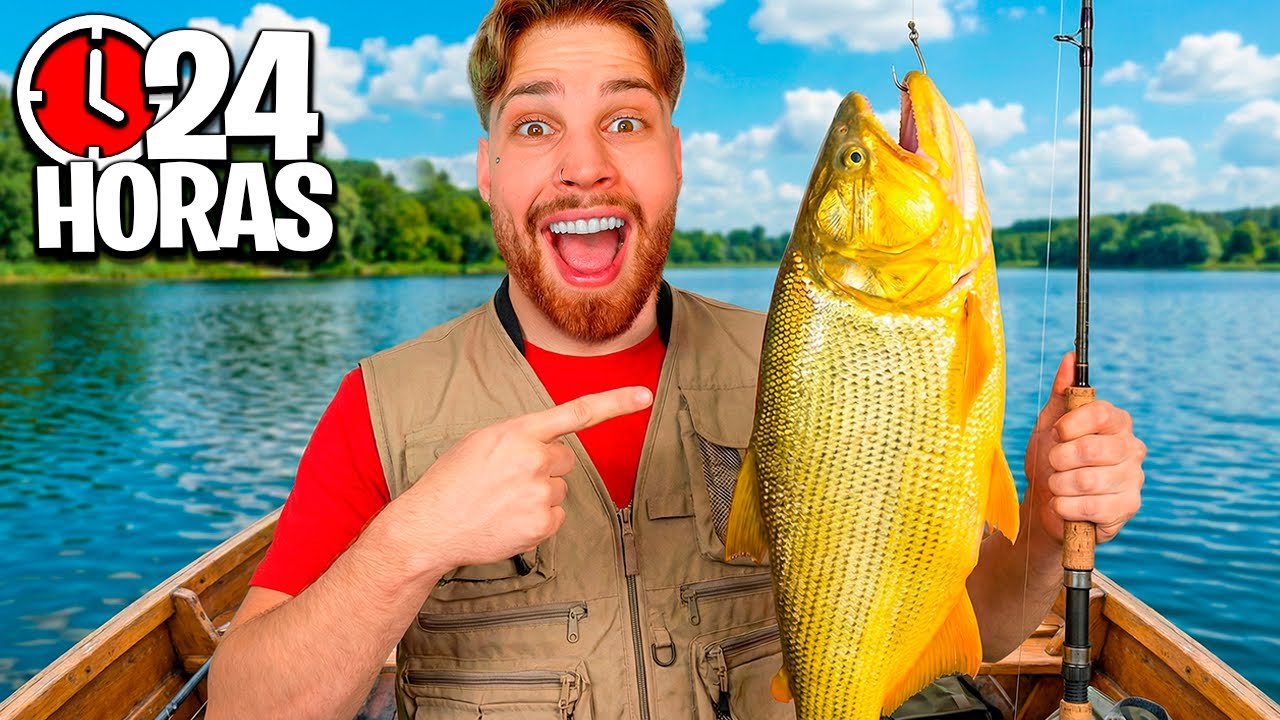 PASSEI 24 HORAS TENTANDO PESCAR UM PEIXE DOURADO…