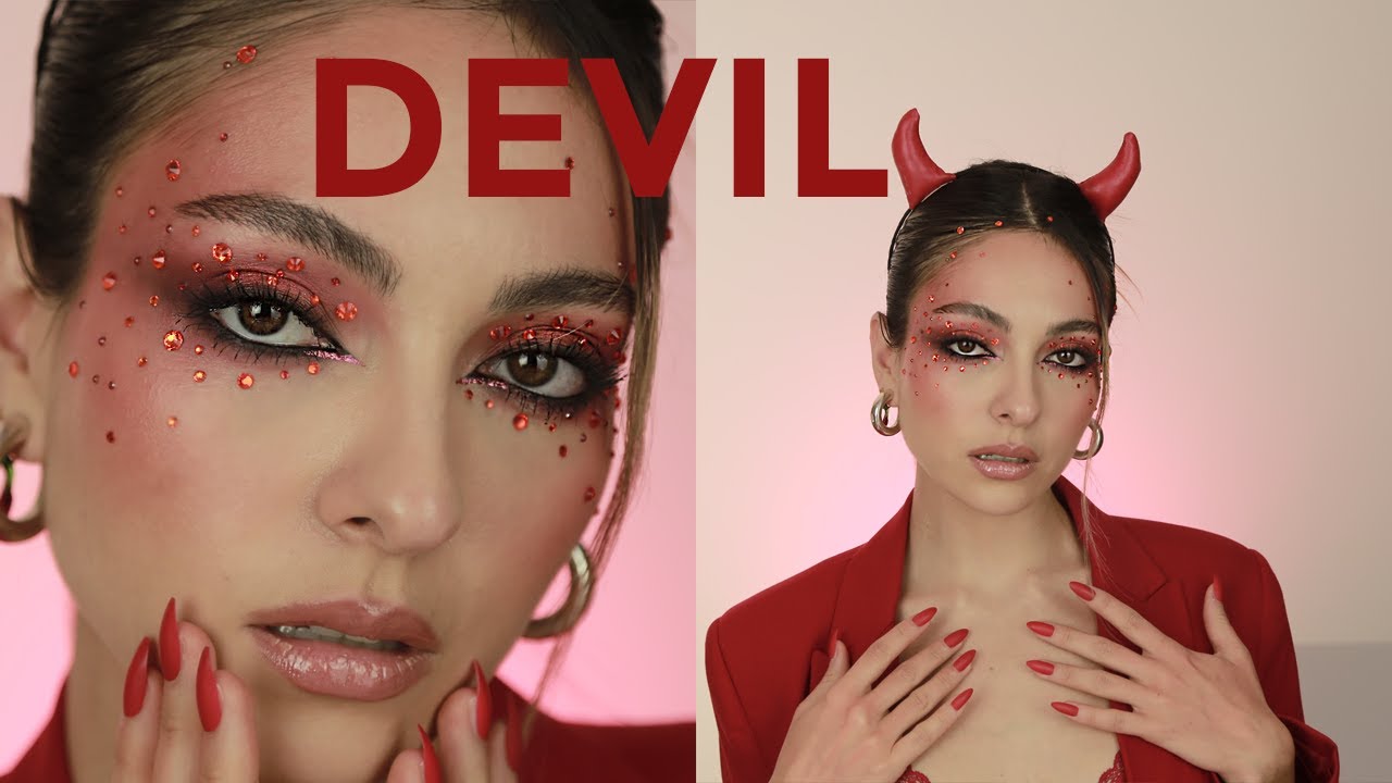 Disfraz de Diablita para andar de perritzimas basicas modernas en Halloween  | Anna Sarelly