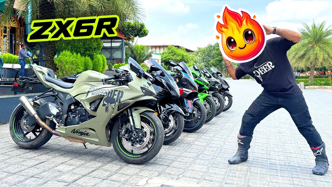 Fighter JET 🚀waali KAWASAKI ZX6R 🥰 Rare to see !!