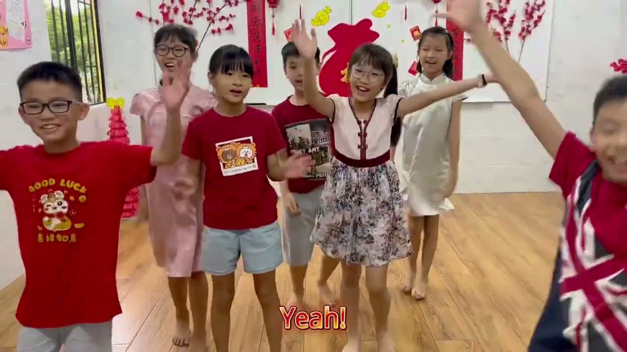 Setia Meru 学生呈献的作品《新年就要你Happy 》