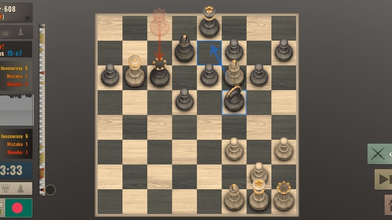 Iran's Player-608(1011) has checkmated at the end & match win‼️🏆 #trending #gaming #iran #bangladesh