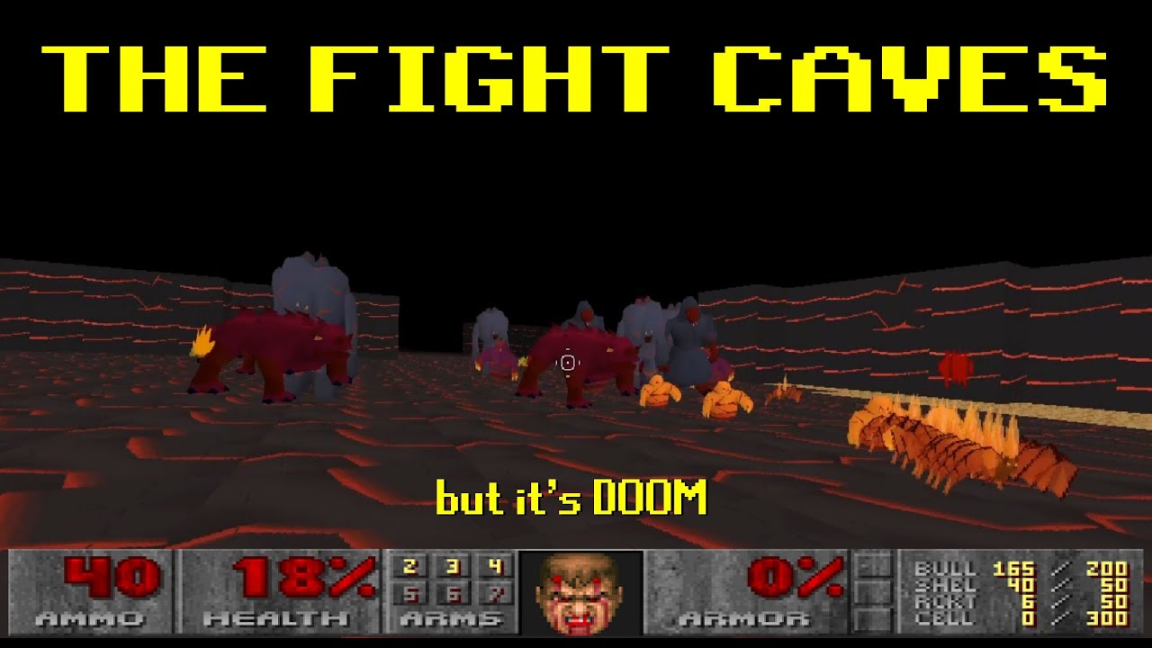 The Fight Caves but its DOOM [Link in Desc]