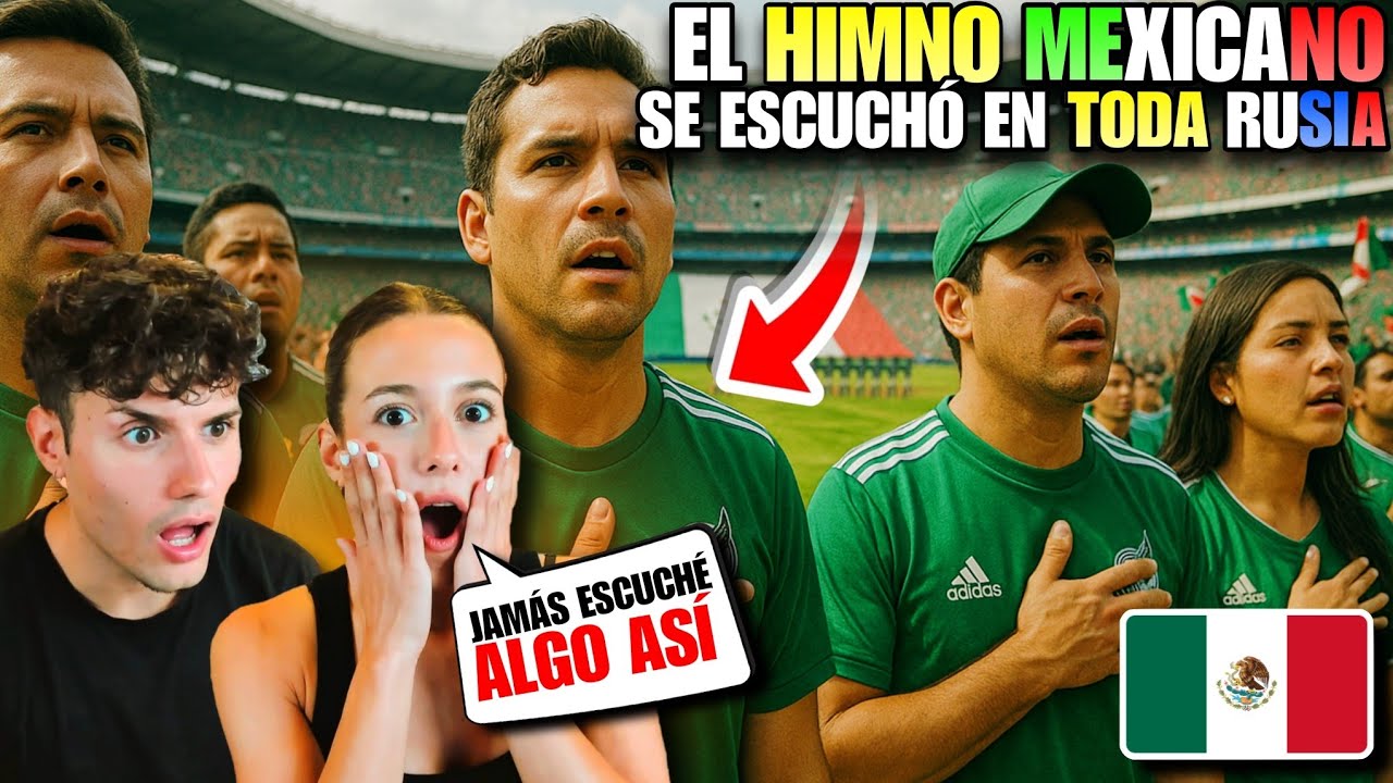 🇪🇸 ESPAÑOLA REACCIONA a HIMNO MEXICANO por PRIMERA VEZ en RUSIA contra COREA🇲🇽*SIN PALABRAS*