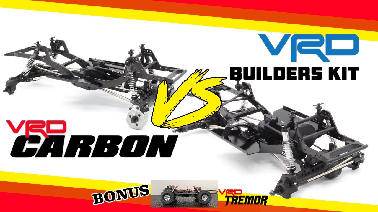 VRD CARBON KIT VS VRD BUILDERS KIT. VANQUISH PRODUCT