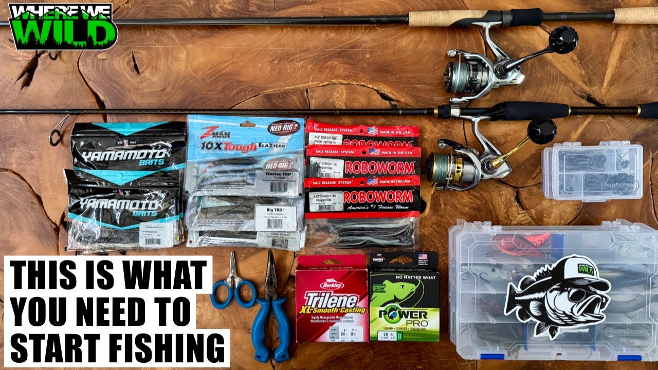 THIS IS WHAT YOU NEED TO START FISHING - Fishing Gear Essentials For Beginners - Tips & Tricks