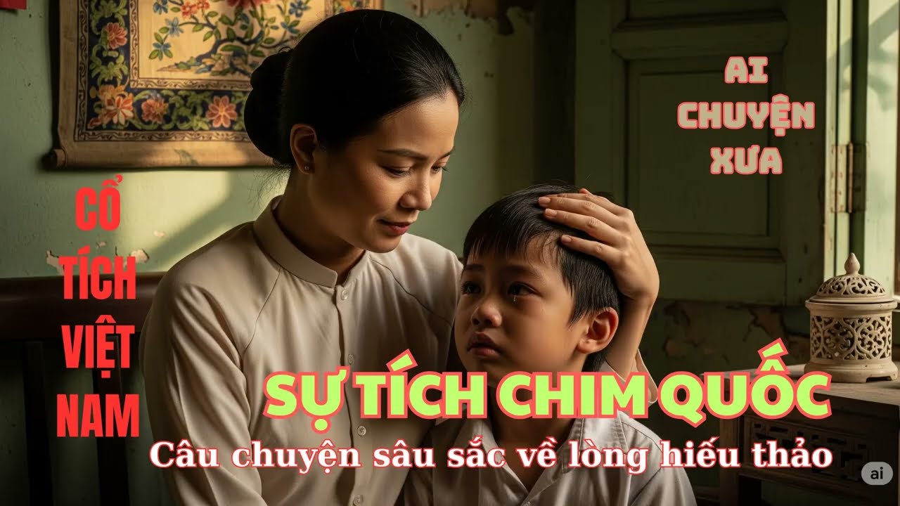 Câu chuyện hiếu thảo - Sự Tích Chim Quốc | Truyện Cổ Tích Việt Nam | AI Chuyện Xưa