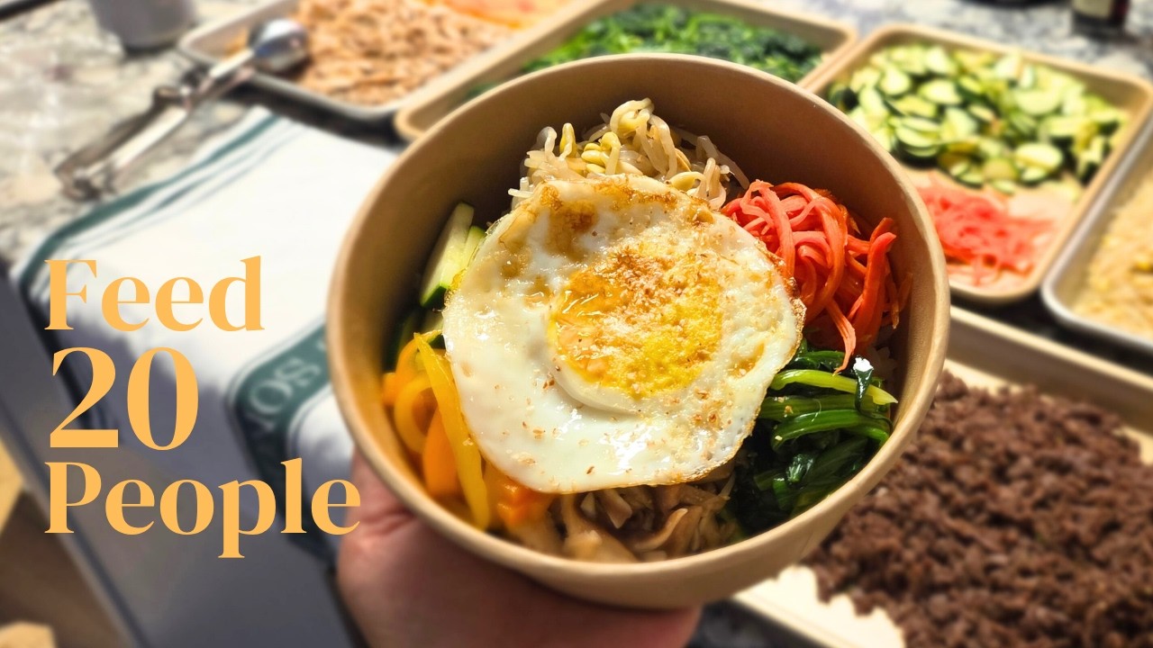 #7 How I Feed 20 People with Bibimbap | 3 Easy Ways