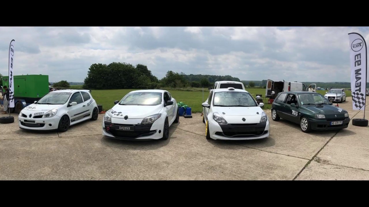 Maxou94 - Circuit de Clastres - Clio 3 RS F4RT vs Mégane 3 RS/Clio 3 CUP - TEAM93