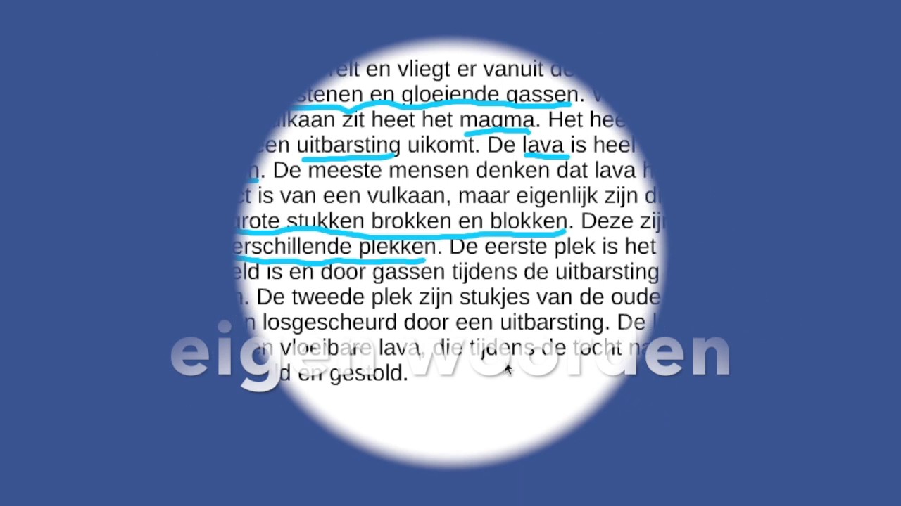 Instructiefilmpje samenvatting maken (taal)