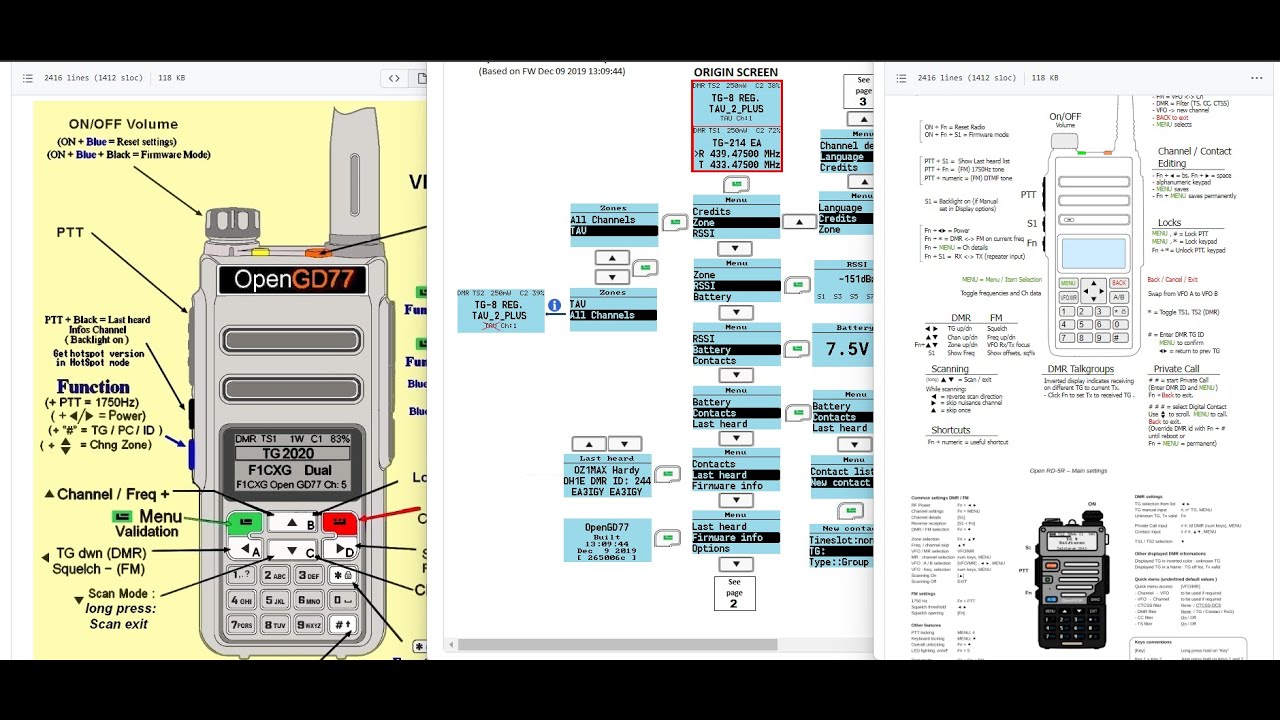 OPENGD77 FIRMWARE -TRANSFORM YOUR BUDGET DMR RADIO