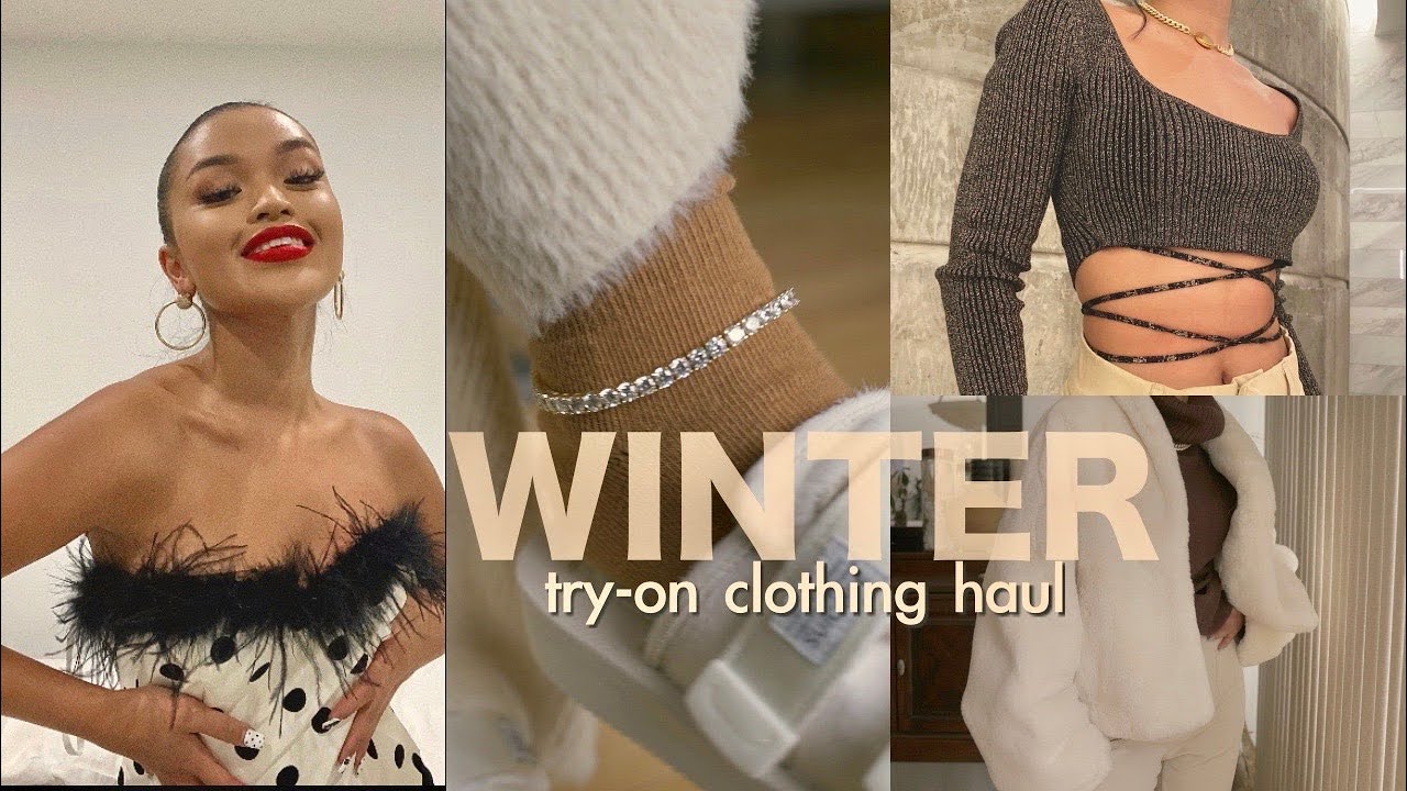 WINTER TRY-ON CLOTHING HAUL | knits, coats, anklets, etc.