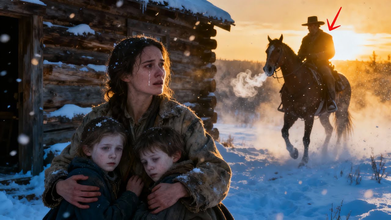 A Widowed Mother and Her Children Were Freezing — Until a Cowboy Stopped