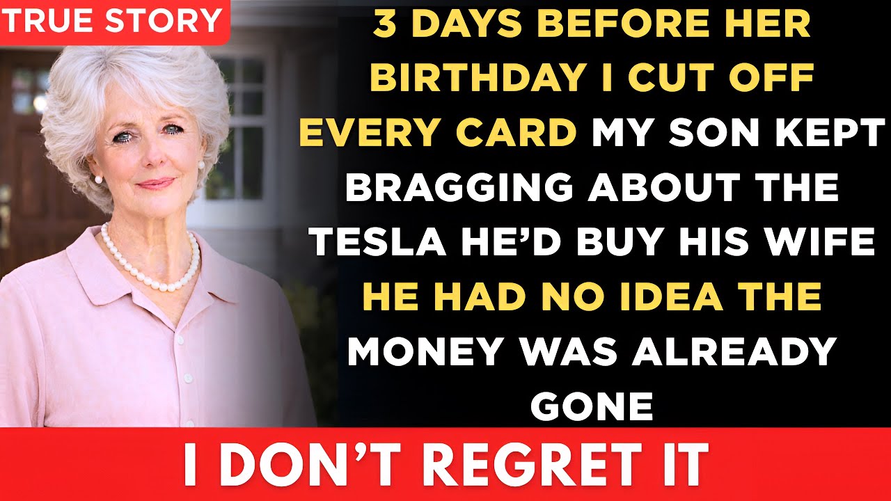 3 Days Before Her Birthday, I Cut Off My Son’s       Cards — He Was Still Promising His Wife a Tesla