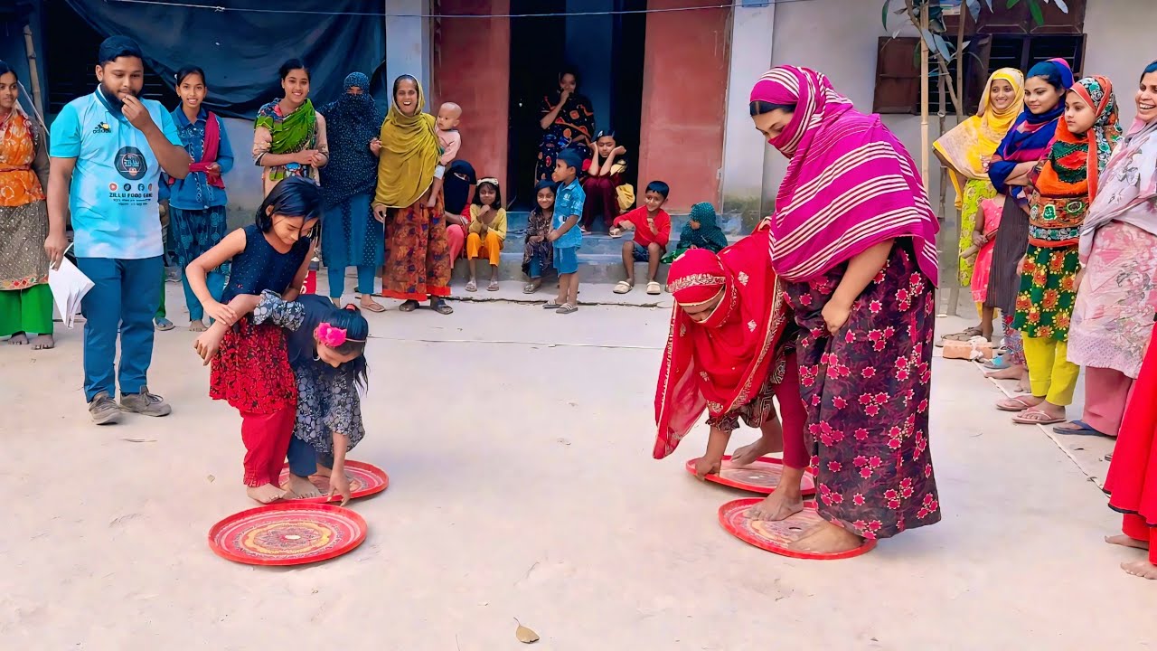 You Won’t Believe competition for two contestants to go on top of two plates of village girls