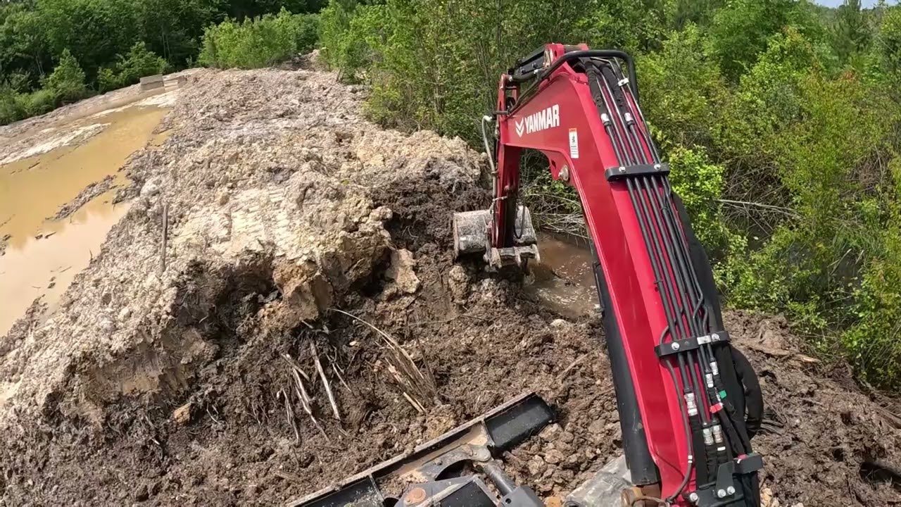 Draining A Huge Flooded Jobsite!