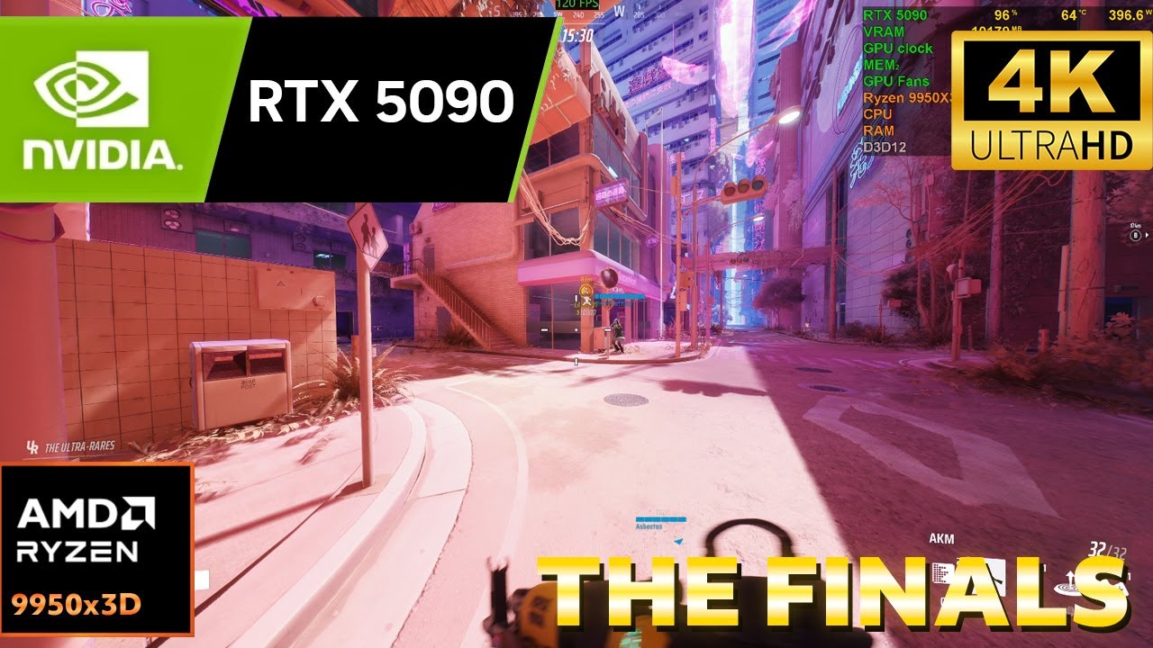 THE FINALS 4K Benchmark with DLAA on RTX 5090 – Insane Graphics & Monster Performance