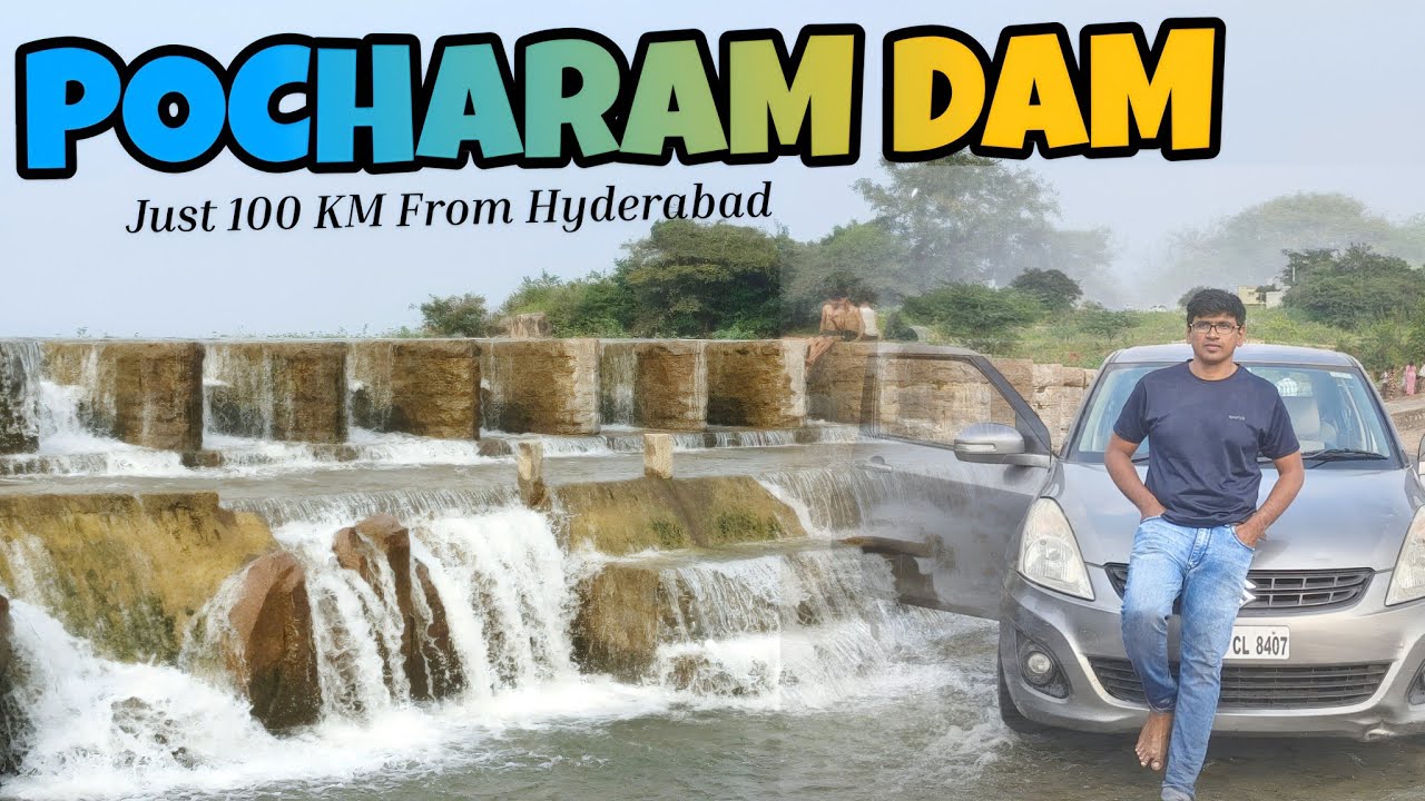 Pocharam Dam & Reservoir | Full Detailed Video | 4K | Getaway place from Hyderabad 