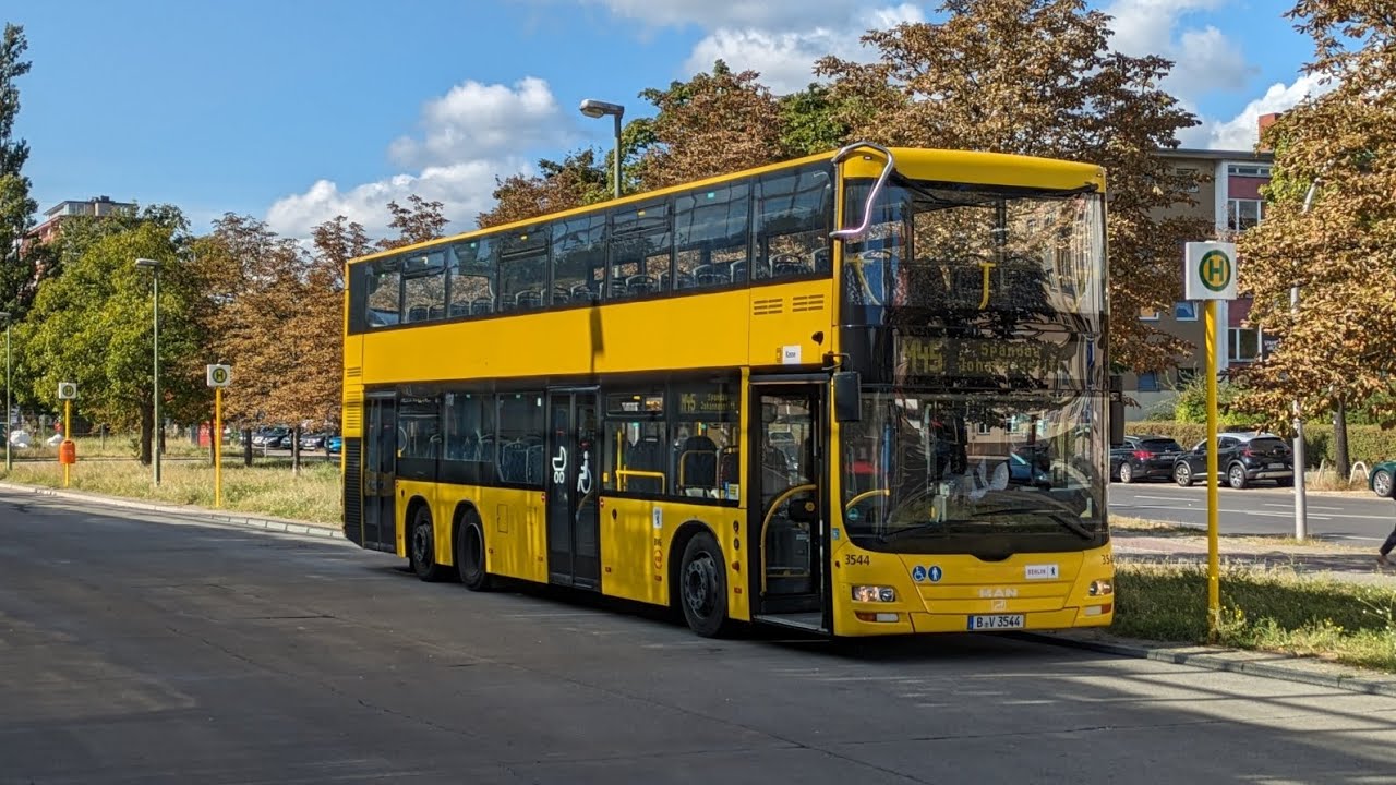 Berlin Bus|Mitfahrt im MAN DL09 auf dem M45E von Galenstraße bis Johannesstift