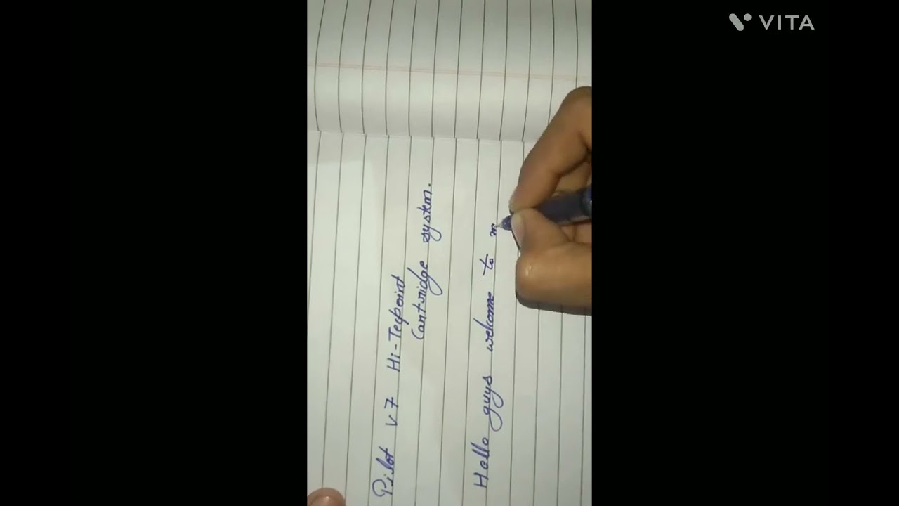 Pilot v7 hi-tecpoint cartridge sydtem rollerball pen /unboxing and review/ Raunak Kumar 007