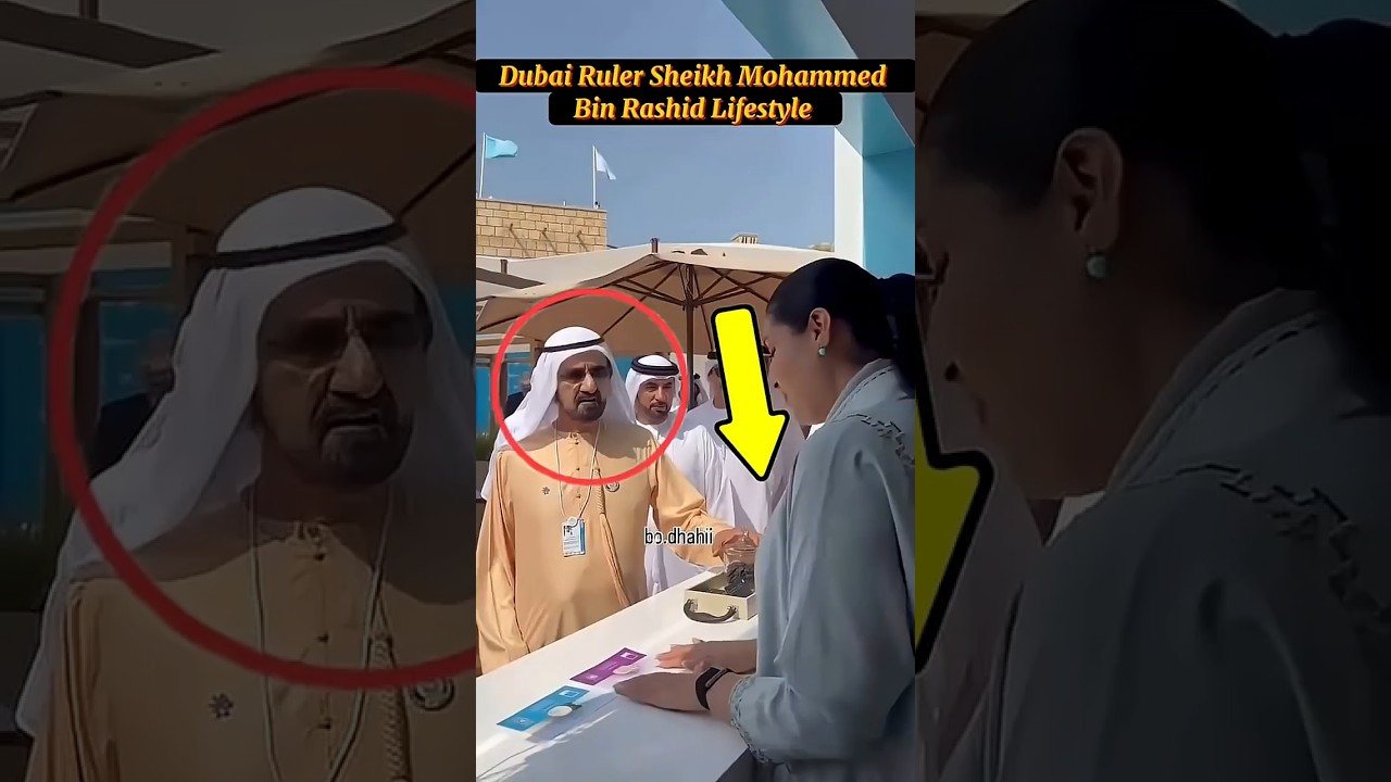 Dubai Ruler Sheikh Mohammed Bin Rashid Al Maktoum Check The Food In#dubai#shorts