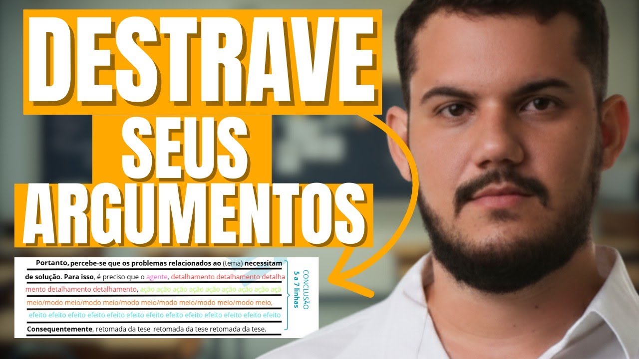 5 estratégias FÁCEIS para argumentar bem em QUALQUER REDAÇÃO!