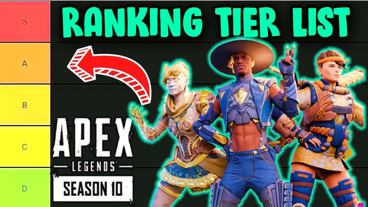 Ranking ALL Legends from BEST to WORST in Apex Legends Season 10 | Tier List