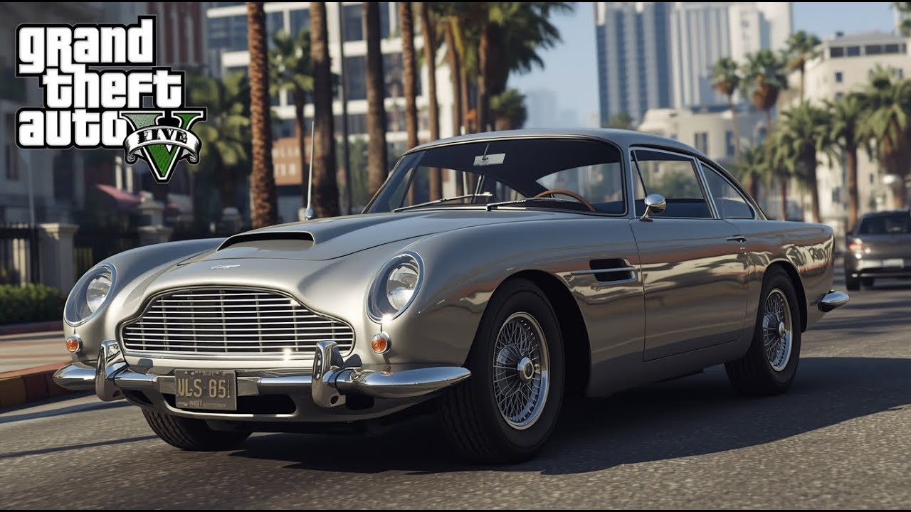 🚗 Agent 007’s Car in GTA 5 — Aston Martin with Secret Weapons! 🔫😎