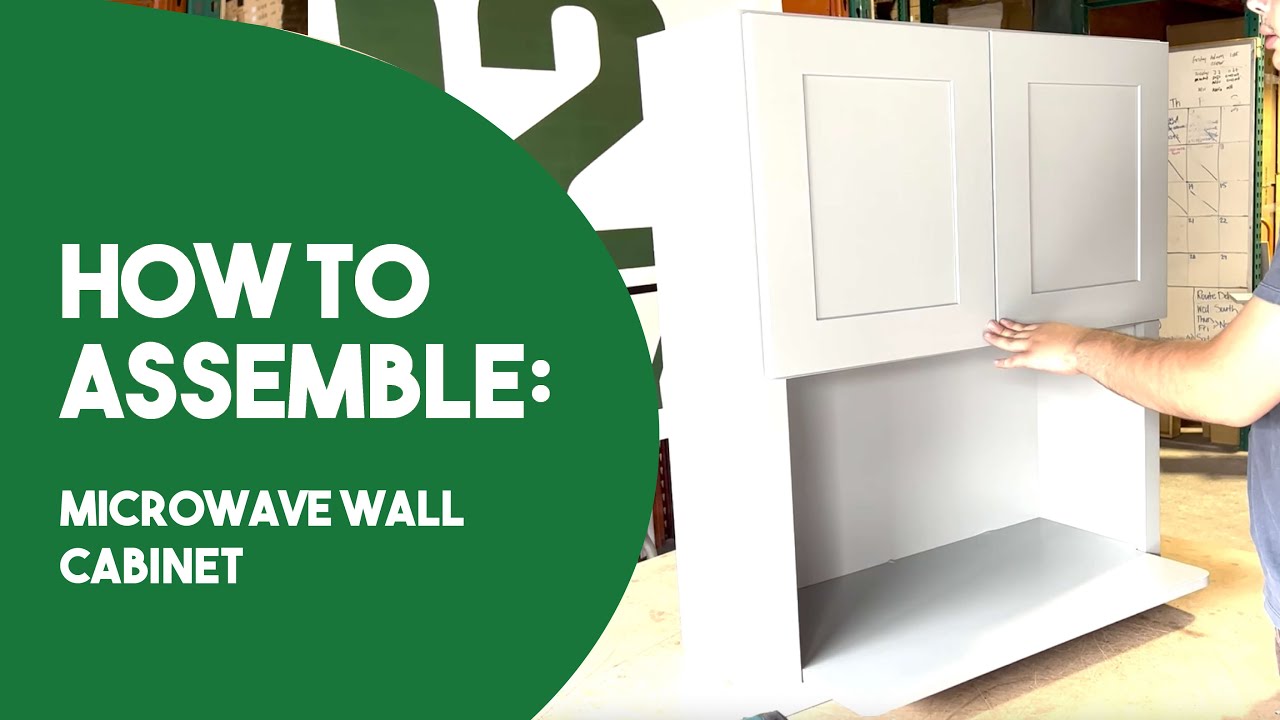 802 Cabinetry: How to assemble a microwave wall cabinet