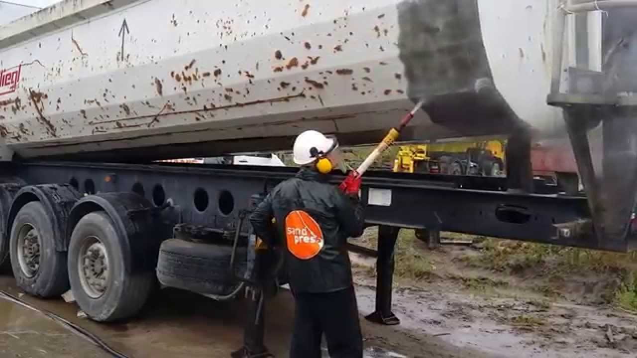 SANDPRESS - Hydropiaskowanie - naczepy - wanny
