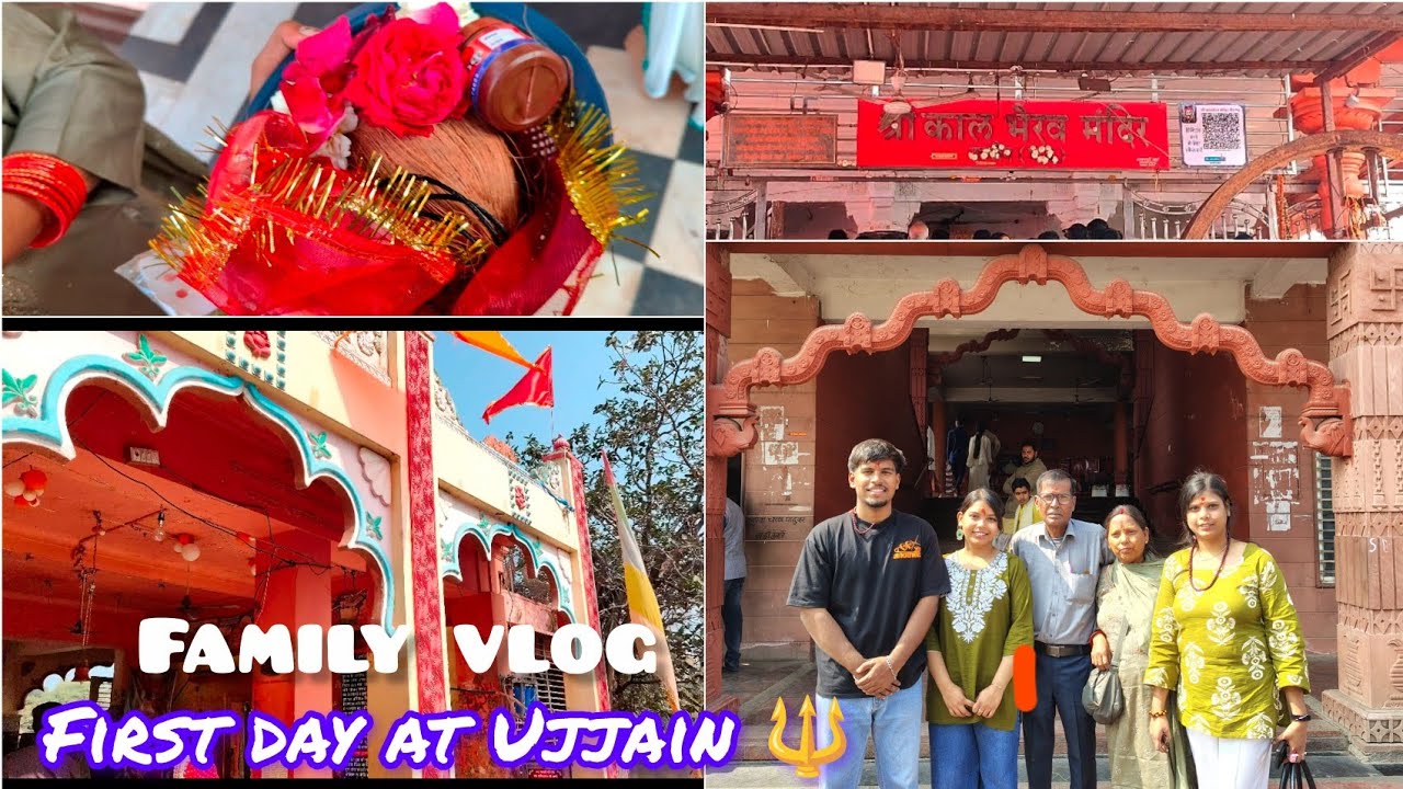 First day at Ujjain // kal Bhairav ke darshn..#yt #subscribe #ujjain #mahakal #vlog #famlivlog #life