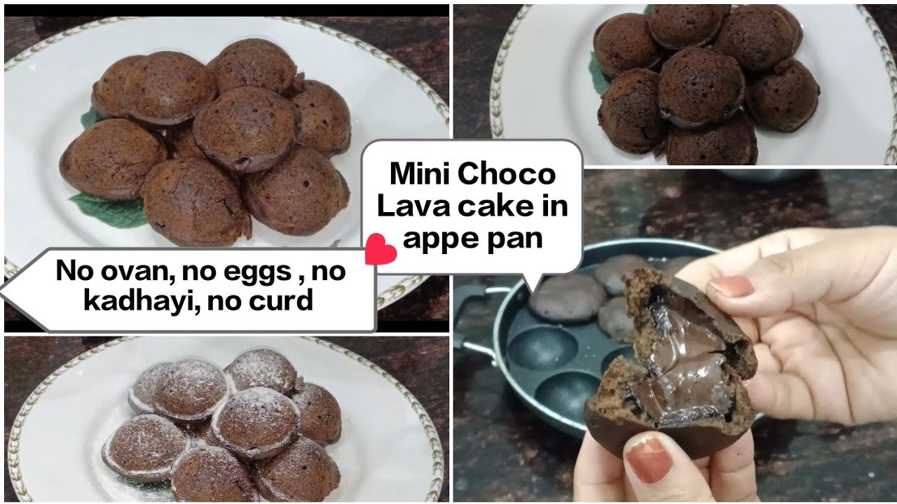 Mini Eggless Choco Lava Cake | Soft Outside, Melty Inside Hot Choco Mini Lava Cake | Chocolate Recip