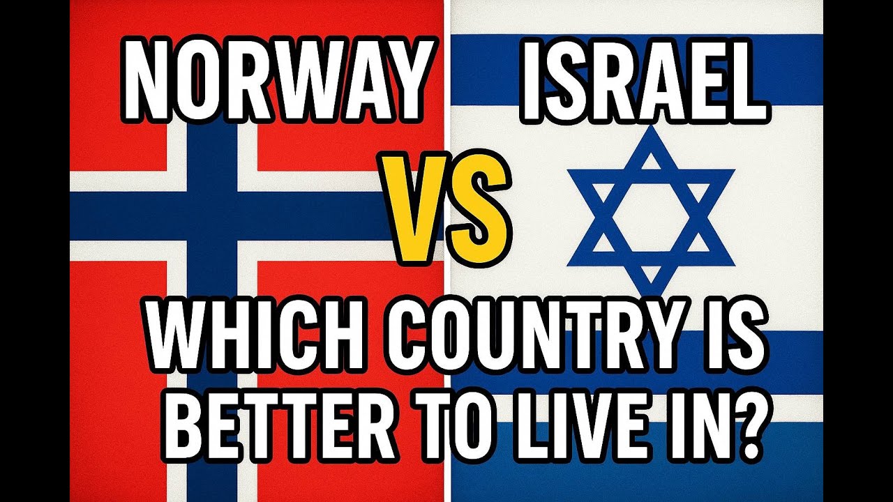 Norway vs Israel 2025 🇳🇴🇮🇱 | Cost of Living Comparison: Which Country Is More Expensive?